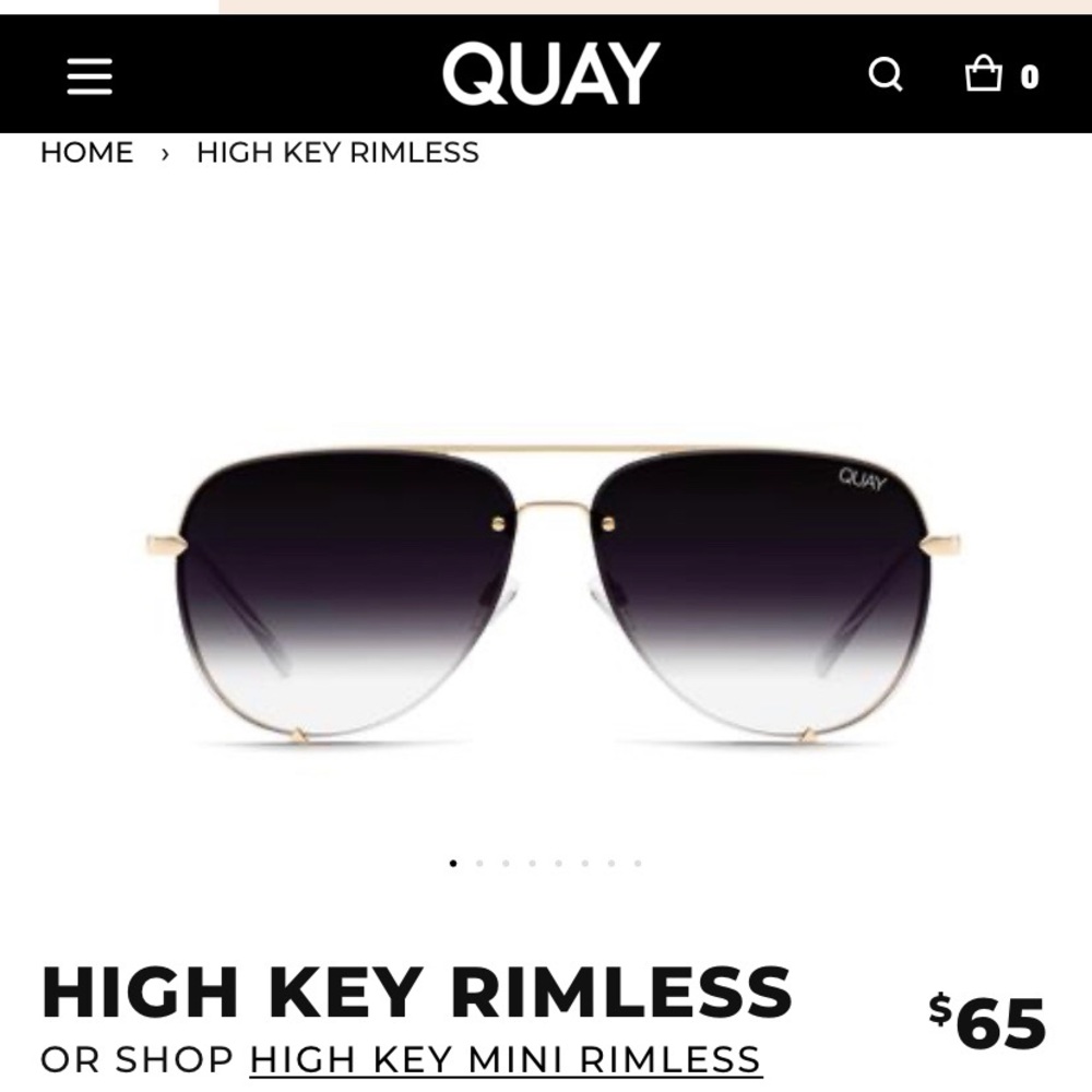 Quay high key - like new